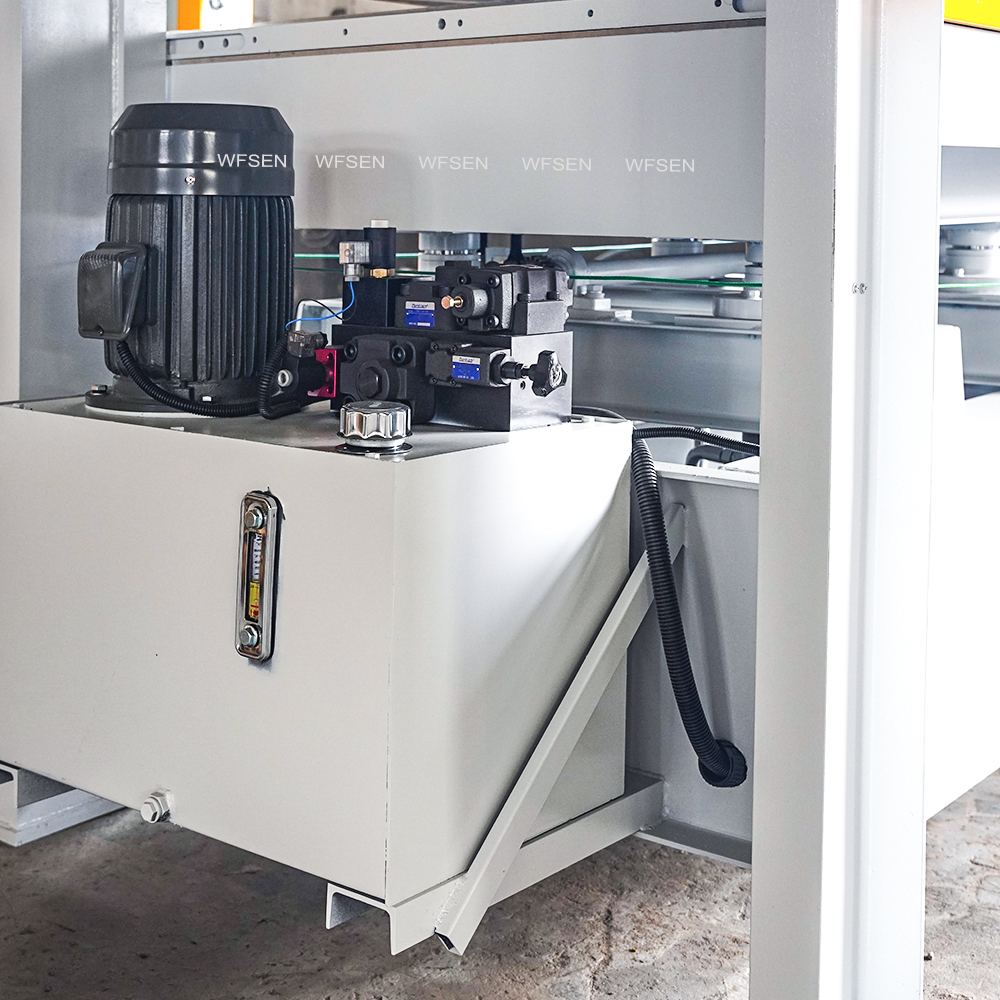 mdf hot press machine